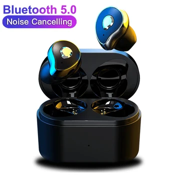 SE-6 TWS Căști Bluetooth 5.0 Wireless Sport de Moda Sweatproof Impermeabil Căști de Anulare a Zgomotului de Control Vocal Pavilioane