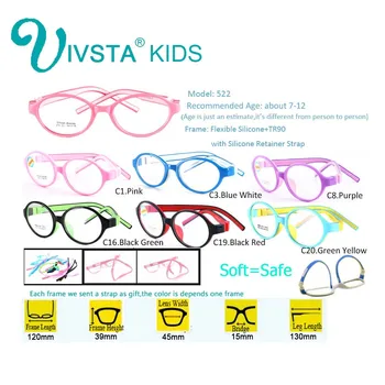 IVSTA 522 Silicon Copii Ochelari de fixare Curea de fixare Poate fi făcut pentru lentile cu dioptrie cu ambliopie sau baza de prescriptie medicala
